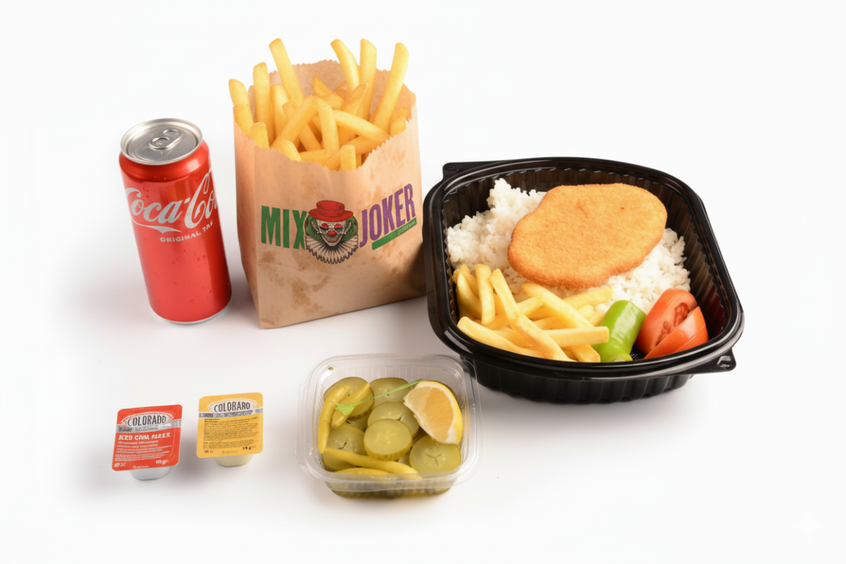 SCHNİTZEL PİLAV ÜSTÜ MENÜ