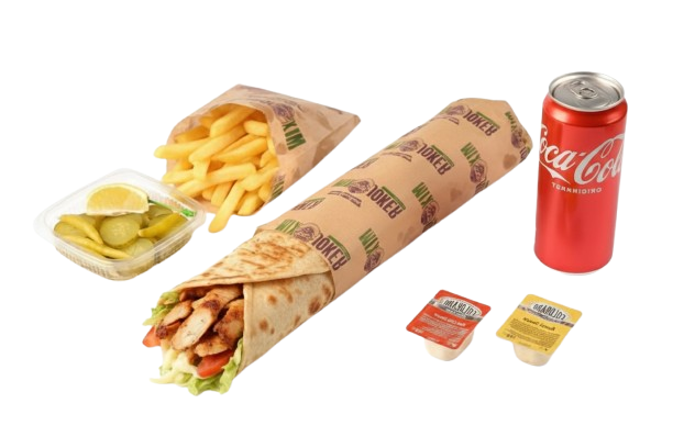 KAŞARLI TAVUK DÖNER MENÜ